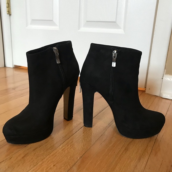 BCBGeneration Shoes - Like NEW, BCBG suede zipper heel bootie